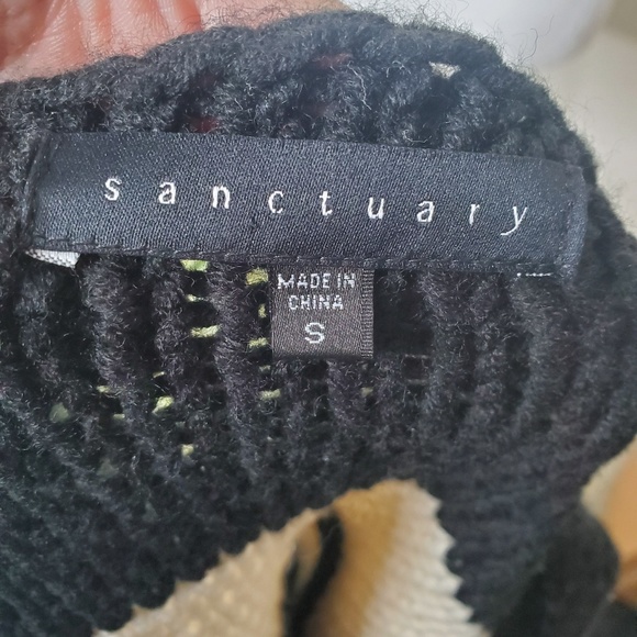 Sanctuary striped knit sweater- small - Picture 4 of 7